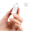 Dudao unirezális autós szivargyújtós töltő QC3.0 4A 15W fehér thumbnail