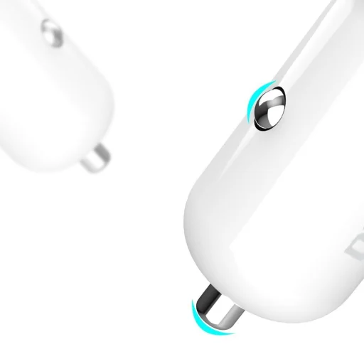 Dudao unirezális autós szivargyújtós töltő QC3.0 4A 15W fehér - 9