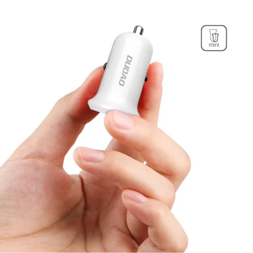 Dudao unirezális autós szivargyújtós töltő QC3.0 4A 15W fehér - 11