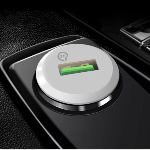 Dudao unirezális autós szivargyújtós töltő QC3.0 4A 15W fehér - 12