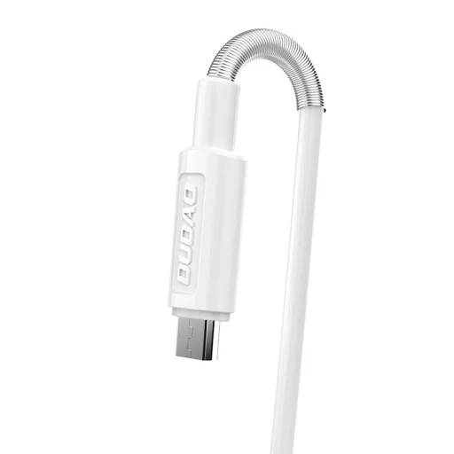 Dudao 2x USB hálózati töltő adapter 5V/2.4A + Micro USB kábel fehér - 2
