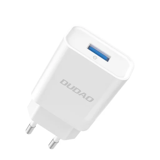 Dudao hálózati töltő adapter 5V/2.4A QC3.0 fehér - 1