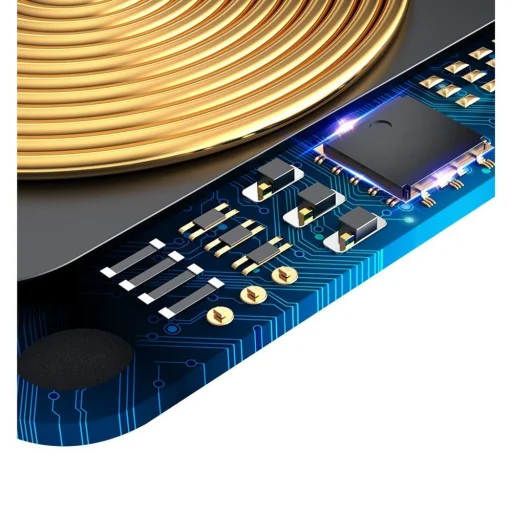 Dudao Gravity univerzális autós telefontartó és vezeték nélküli Qi töltő fehér - 8