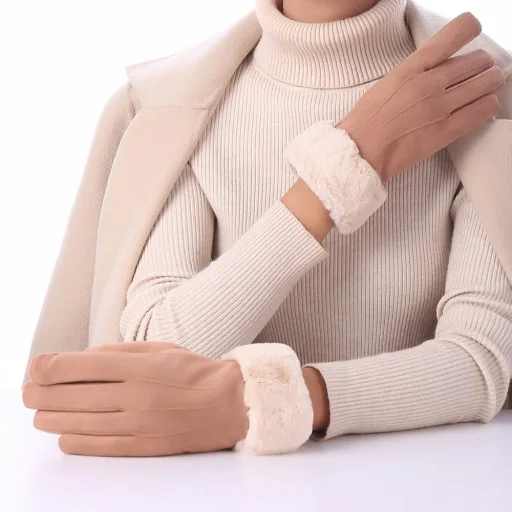 Univerzális érintőkijelző érzékeny téli kesztyű pink - 7