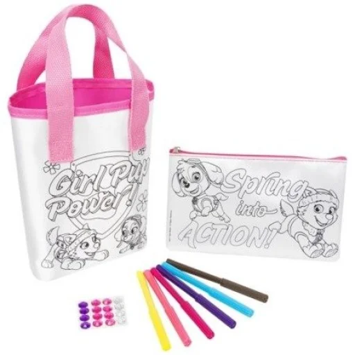 Mancs Őrjárat színezhető táska és tolltartó 30x50 Cm, színező - 2