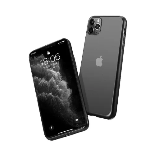 Forcell Electro Matt tok iPhone 12/ 12 Pro fekete - 1