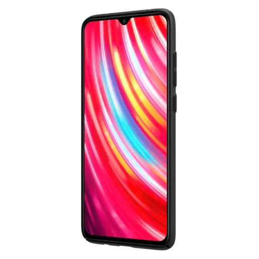 Nillkin Super Frosted Shield tok + ajándék támaszték Xiaomi Redmi Note 8 Pro fekete - 2