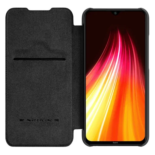 Nillkin Qin bőr fliptok Xiaomi Redmi Note 8 fekete - 16