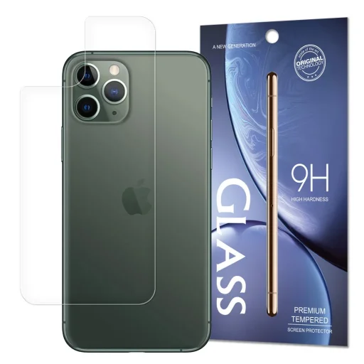 Hátlap védő 9H üvegfólia iPhone 11 Pro - 1