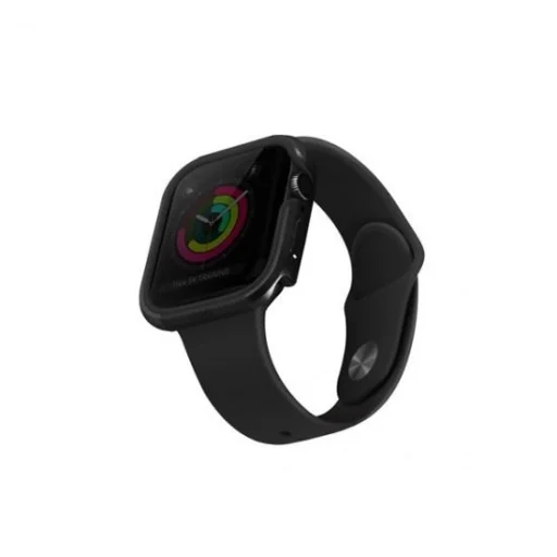 UNIQ Valencia Apple Watch 40 mm alumínium tok, fekete - 1