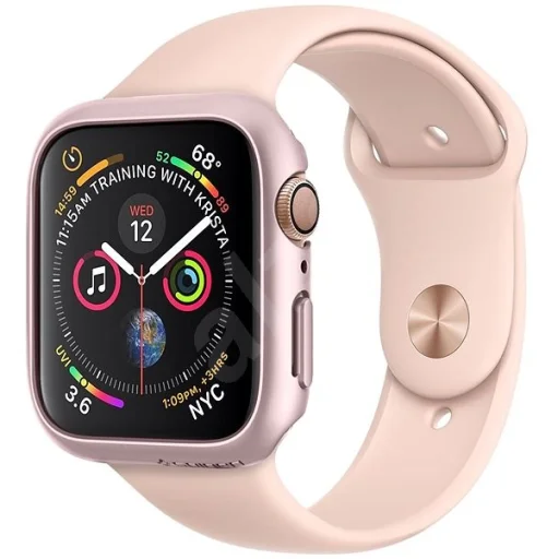 UNIQ Valencia Apple Watch 40 mm szilikon tok, rózsaszín - 1