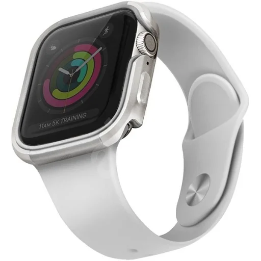 UNIQ Valencia Apple Watch 40 mm alumínium tok, ezüst - 1