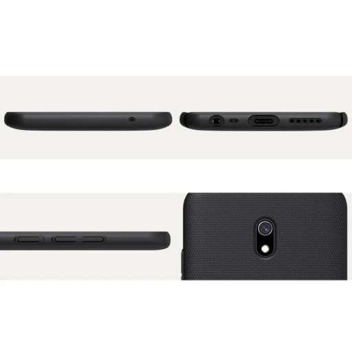 Nillkin Super Frosted Shield tok + ajándék támaszték Xiaomi Redmi 8A fekete - 9