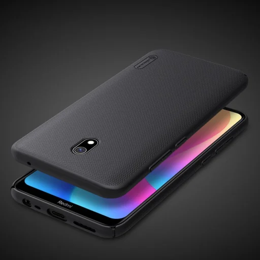 Nillkin Super Frosted Shield tok + ajándék támaszték Xiaomi Redmi 8A fekete - 11