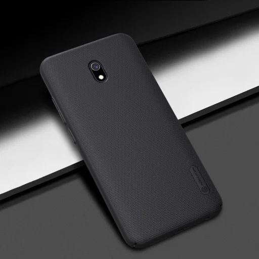 Nillkin Super Frosted Shield tok + ajándék támaszték Xiaomi Redmi 8A fekete - 15