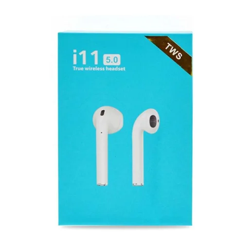 TWS i11 bluetooth fülhallgató powerbank tokkal fehér - 7