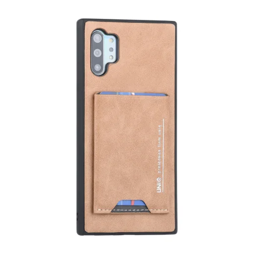 UNIQ Bruin tok kártyatartóval Samsung Note 10 Plus barna - 5