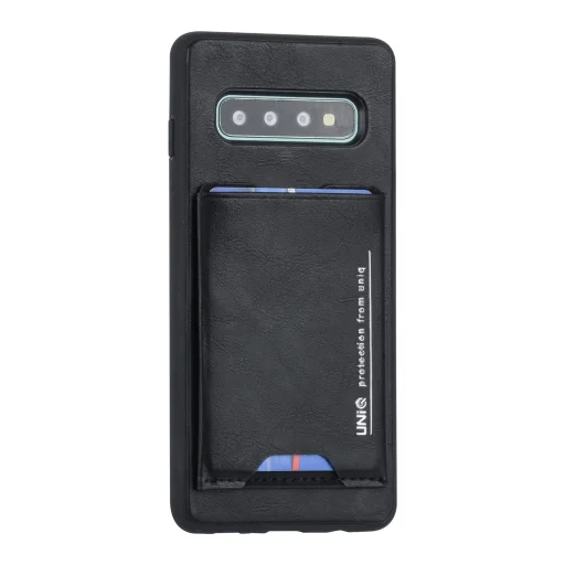 UNIQ Bruin tok kártyatartóval Samsung S10 Plus fekete - 4