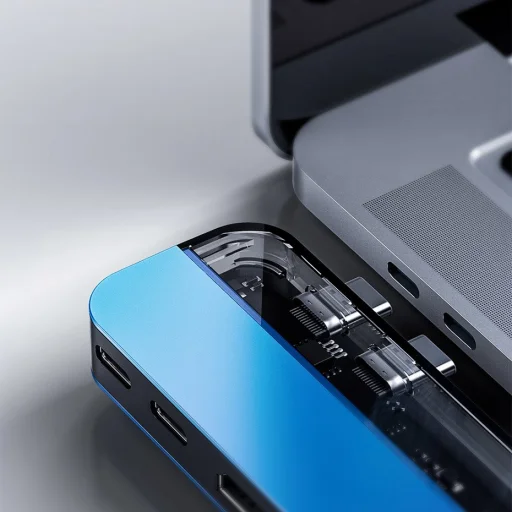 Baseus multifunkciós HUB 2xUSB type-C/USB Typ C PD (60W in) / USB Typ C (15W out) / HDMI 4K / 2x USB 3.0 szürke - 3