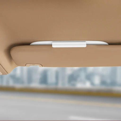 Baseus Delicate Queen autós sminktükör, napellenzőre fehér - 16