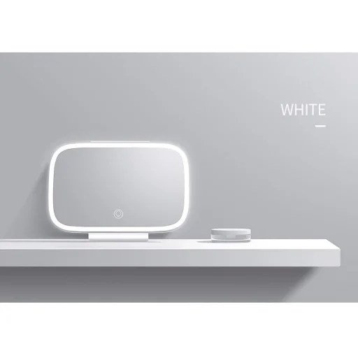 Baseus Delicate Queen autós sminktükör, napellenzőre fehér - 20