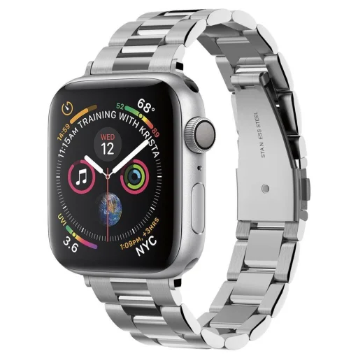 Spigen Modern Fit Apple Watch óraszíj 3/4/5/5/6/7/8/9/10/11/SE (38/40/41mm) ezüst - 1
