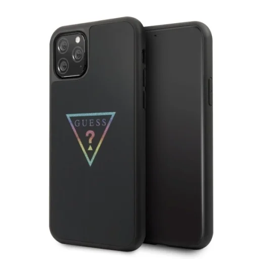 Guess Glitter Triangle tok iPhone 11 Pro fekete - 1