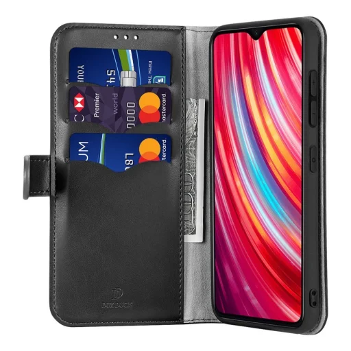 Dux Ducis Kado fliptok Xiaomi Redmi Note 8 Pro fekete - 6