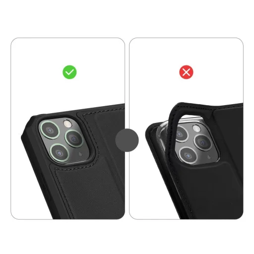 Dux Ducis Skin X fliptok iPhone 11 Pro fekete - 10