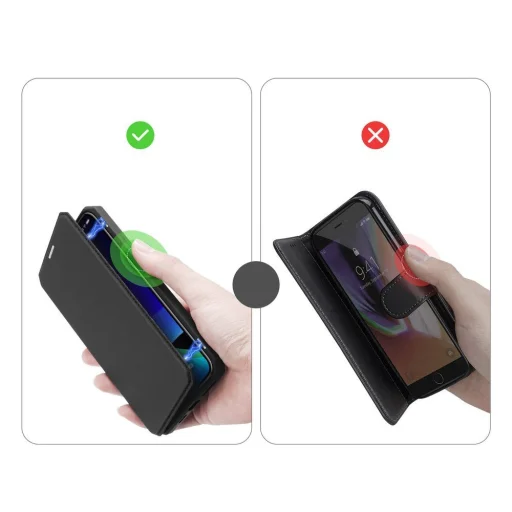 Dux Ducis Skin X fliptok iPhone 11 Pro fekete - 11