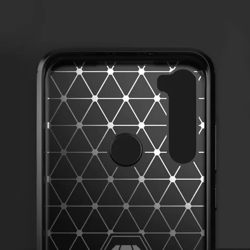Carbon mintájú TPU tok Xiaomi Note 8T fekete - 2