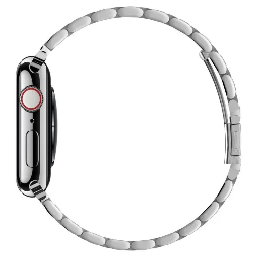 Spigen Modern Fit Apple Watch óraszíj 4/5/6/7/8/9/10/11/SE/Ultra (42/44/45/49mm) ezüst - 4