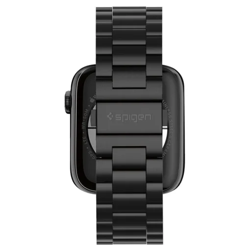 Apple Watch 4/5/6/7/8/9/10/11/SE/Ultra (42/44/45/49mm) óraszíj fekete Spigen Modern Fit (062MP25403) - 4