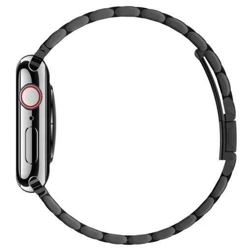 Apple Watch 4/5/6/7/8/9/10/11/SE/Ultra (42/44/45/49mm) óraszíj fekete Spigen Modern Fit (062MP25403) - 5