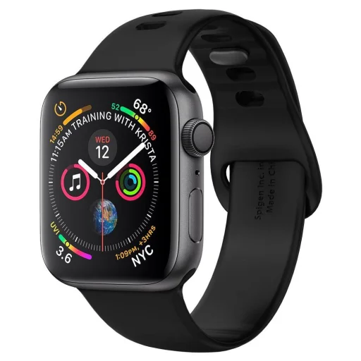 Spigen Air Fit Apple Watch óraszíj 3/4/5/6/7/8/SE (38/40/41 mm) fekete - 1