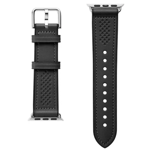 Spigen Retro Fit Apple Watch óraszíj 3/4/5/6/7/8/SE (38/40/41 mm) fekete - 4