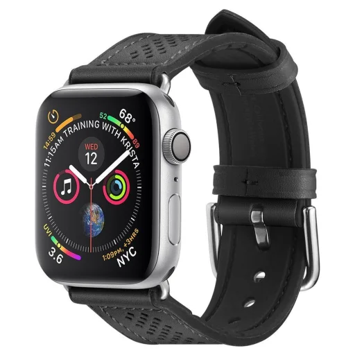 Spigen Retro Fit Apple Watch óraszíj 3/4/5/6/7/8/SE (38/40/41 mm) fekete - 1