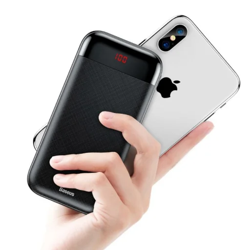 Baseus Mini Cu power bank 20000 mAh 2xUSB/ USB Typ C PD 3A fekete - 6