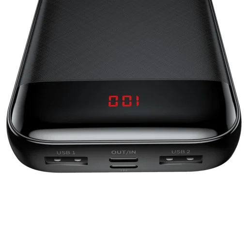 Baseus Mini Cu power bank 20000 mAh 2xUSB/ USB Typ C PD 3A fekete - 2
