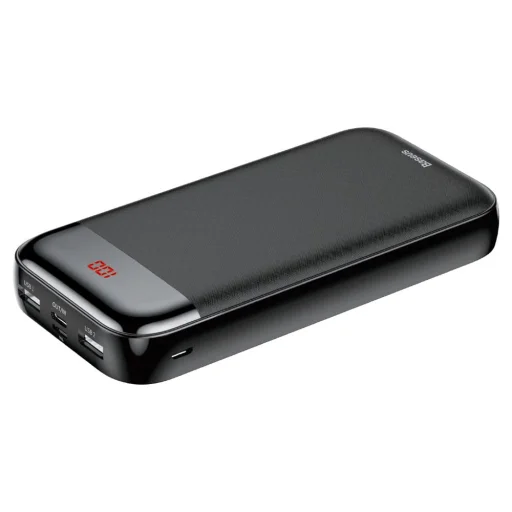 Baseus Mini Cu power bank 20000 mAh 2xUSB/ USB Typ C PD 3A fekete - 3
