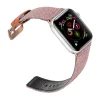 Dux Ducis Litchi Apple Watch 3/4/5/6/7/8/SE óraszíj (38/40/41 mm) fekete - 3