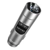 Baseus Energy Column bluetooth FM transmitter autós töltö 2xUSB QC3.0 3,1A ezüst thumbnail