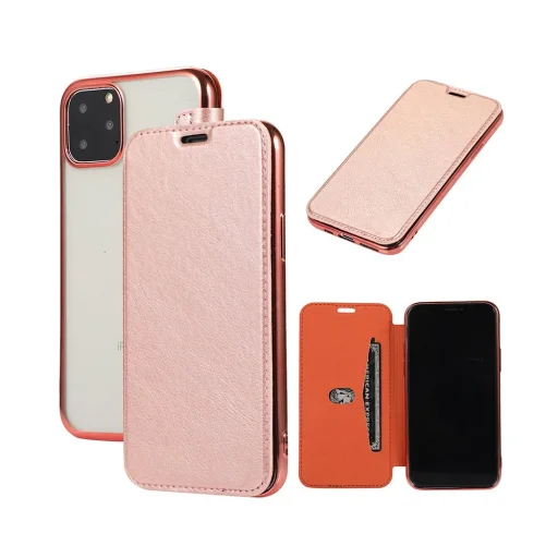 Forcell Electro flipové puzdro na iPhone 11 Pro ružovozlaté - 4