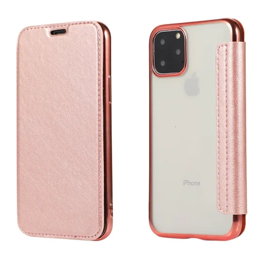 Forcell Electro flipové puzdro na iPhone 11 Pro ružovozlaté - 1