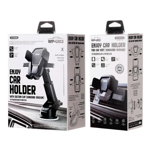 WK Design univerzális autós telefontartó fekete - 6