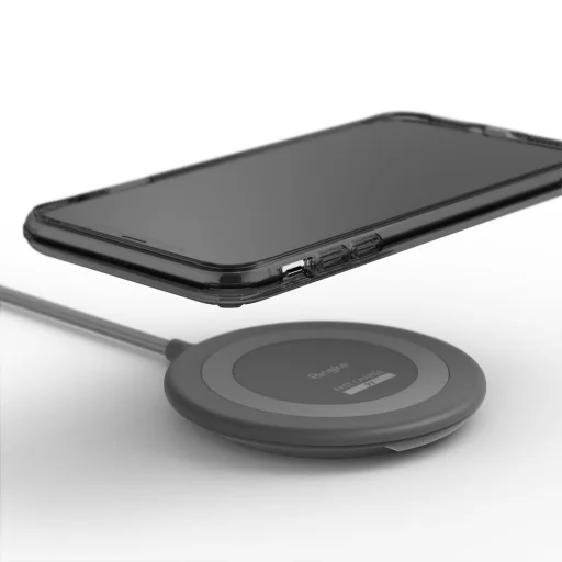 Ringke Fusion PC és TPU tok iPhone XR Szürle + Kártyatartó és Csuklópánt (FSAP0032-RPKG) - 6