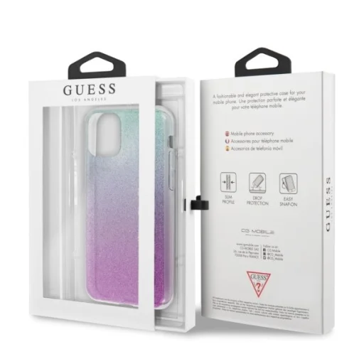 Guess Glitter Gradient tok iPhone 11 pink tok - 6