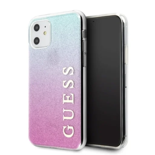Guess Glitter Gradient tok iPhone 11 pink tok - 1