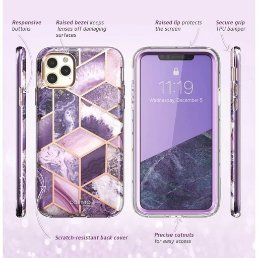 Supcase Cosmo tok iPhone 11 Pro Max Lila - 4