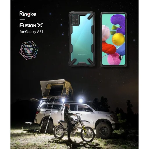Ringke Fusion X Samsung A51 tok fekete színben - 5